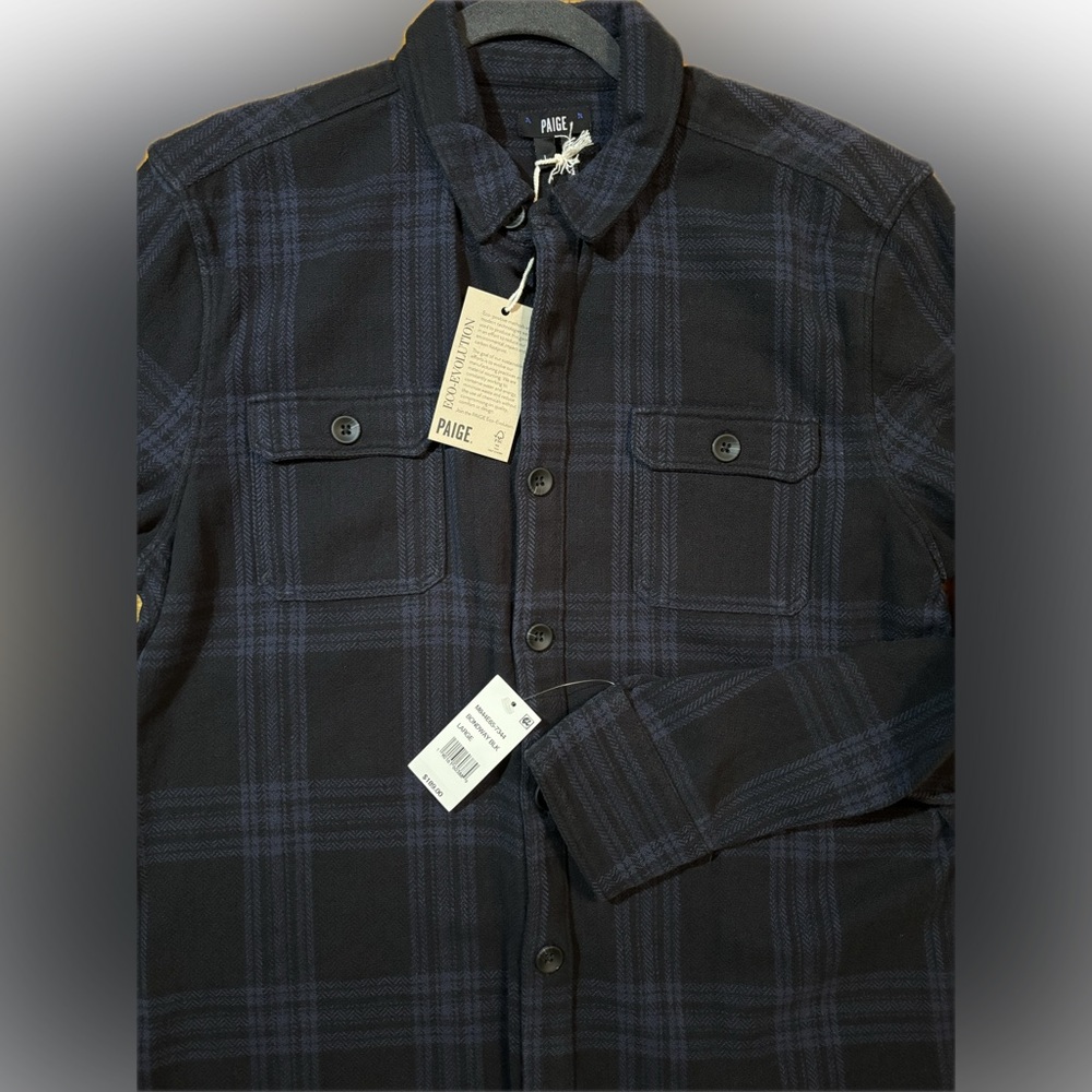 NWT - Paige - Williams Flannel Shirt (L)